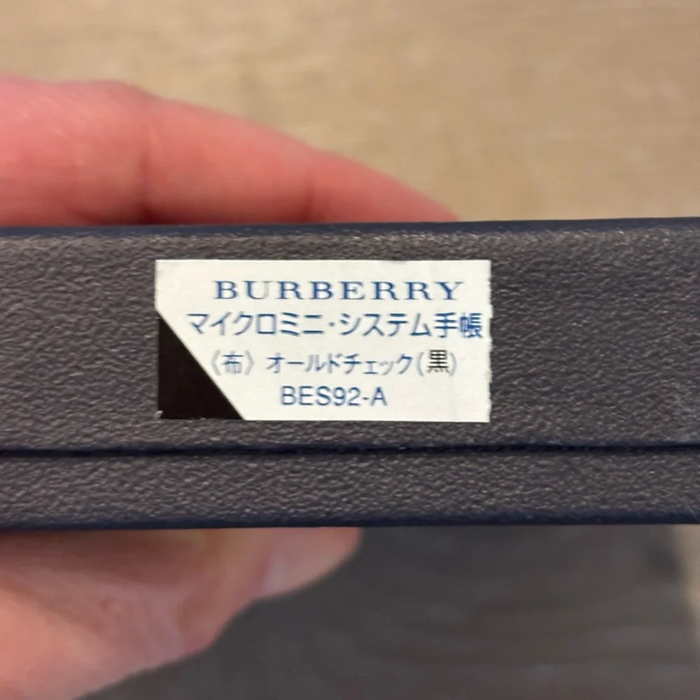 New Burberry Novacheck Black Wallet/Planner - Picture 4 of 11